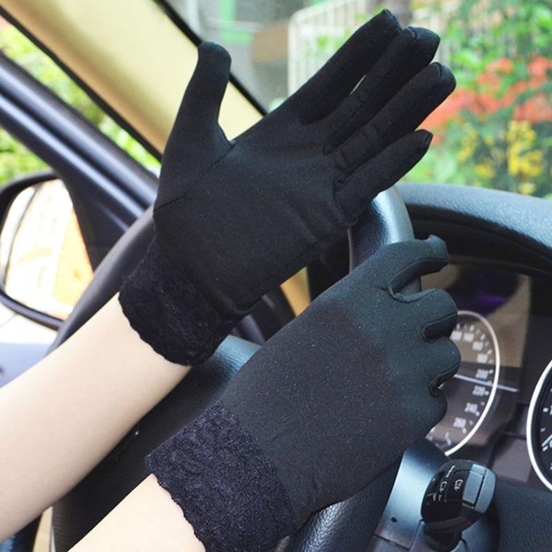 Five Fingers Gloves Lace Embroidery Fleece Women Winter Cotton Warm Solid Color Elastic Glove Driving Cycling Windproof Touch Screen Mittens
Five Fingers Gloves Lace Embroidery Fleece Women Winter Cotton Warm Solid Color Elastic Glove Driving Cycling Windproof Touch Screen Mittens