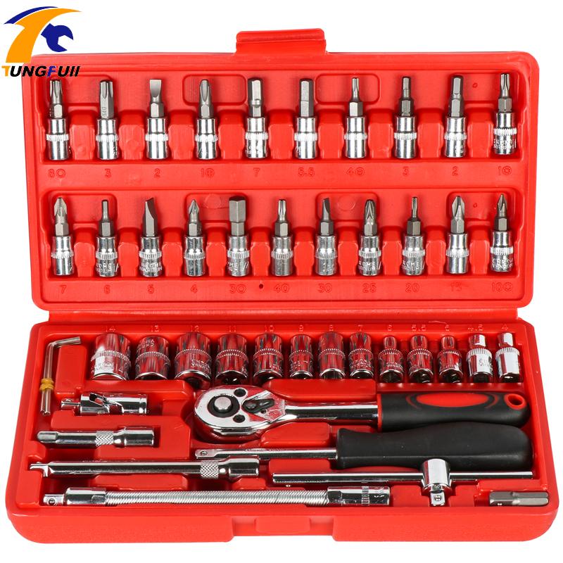 Hand Tool Sets Car Repair Tool Sets Combination Wrench Set Batch Head Ratchet Pawl Socket Spanner Screwdriver Wrench
Hand Tool Sets Car Repair Tool Sets Combination Wrench Set Batch Head Ratchet Pawl Socket Spanner Screwdriver Wrench