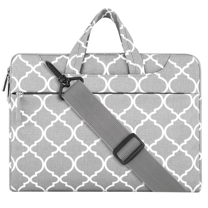 Men Women Shoulder Bag Canvas Geometric Pattern Carrying Rectangle Travel Handbags Cover Protective Gift Business Laptop Storage, Grey
Men Women Shoulder Bag Canvas Geometric Pattern Carrying Rectangle Travel Handbags Cover Protective Gift Business Laptop Storage, Grey