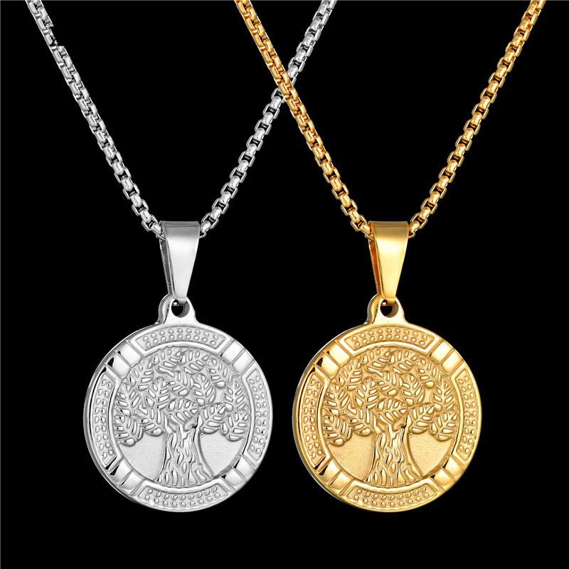 XLNT Tree of Life Stainless Steel Chain Necklace Women Gold Silver Color Necklaces Pendants Jewelry colgante arbol de la vida
XLNT Tree of Life Stainless Steel Chain Necklace Women Gold Silver Color Necklaces Pendants Jewelry colgante arbol de la vida