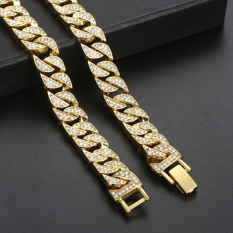 Davieslee Mens Necklace Gold Miami Curb Cuban Chain Necklace for Men Iced Out Wholesale Jewelry Dropshipping 2020 DGN483
Davieslee Mens Necklace Gold Miami Curb Cuban Chain Necklace for Men Iced Out Wholesale Jewelry Dropshipping 2020 DGN483