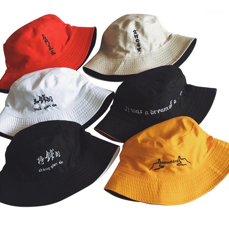 Double Sided Wear Finger Something Embroidery Panama Bucket Hat Men Women Summer Bucket Cap Hip Hop Hat Fisherman #151, As pic
Double Sided Wear Finger Something Embroidery Panama Bucket Hat Men Women Summer Bucket Cap Hip Hop Hat Fisherman #151, As pic