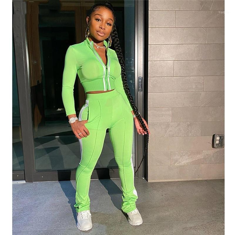 2020 Woman Autumn Casual Two Piece Set Female Sexy Outfits Crop Top with Pants Women Matching Tracksuit1, Green
2020 Woman Autumn Casual Two Piece Set Female Sexy Outfits Crop Top with Pants Women Matching Tracksuit1, Green