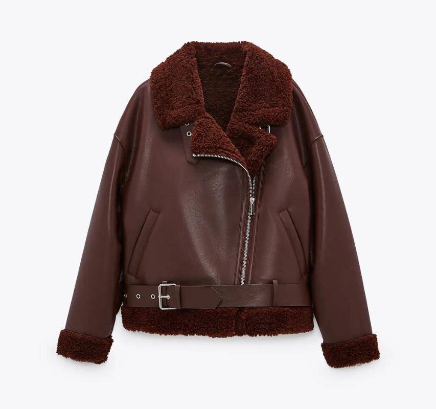 The new 2021 women's jacket with extra thick warm and extra thick lamb feather rider jacket with artificial fur, Black
The new 2021 women's jacket with extra thick warm and extra thick lamb feather rider jacket with artificial fur, Black