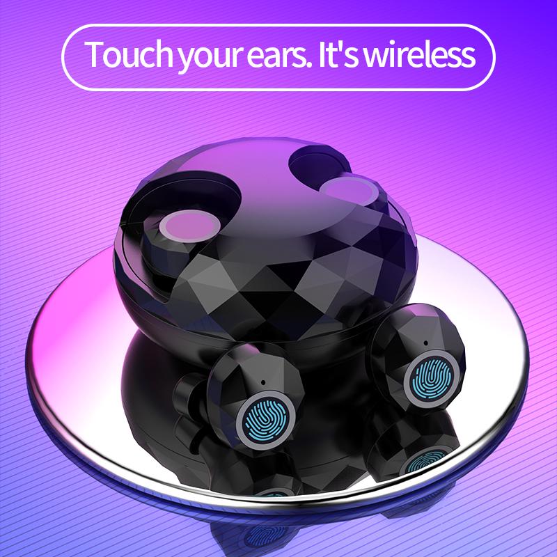 Wireless Bluetooth Headset 5.0 TWS Bluetooth Headset Sports mini In-ear noise-cancelling rotating charging pod, White
Wireless Bluetooth Headset 5.0 TWS Bluetooth Headset Sports mini In-ear noise-cancelling rotating charging pod, White