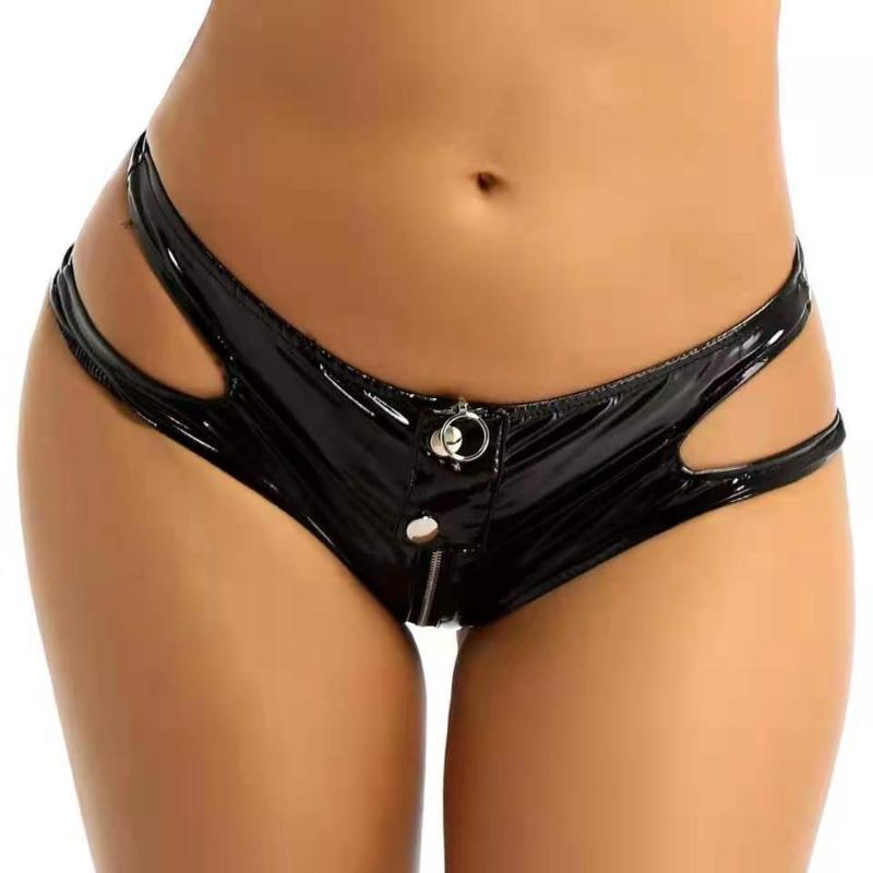 Women's Shorts Low Waist Sexy 2022 Summer PVC Patent Leather Broken Zipper Splicing Ladies Skinny Nightclub Super Short Pants, White;black
Women's Shorts Low Waist Sexy 2022 Summer PVC Patent Leather Broken Zipper Splicing Ladies Skinny Nightclub Super Short Pants, White;black