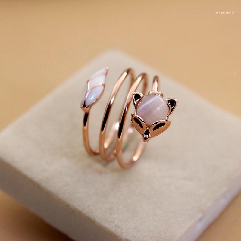 Wedding Rings Cute For Women Delicate Multiturn Winding Cat's Eye Stone Rose Gold Color Finger Ring Gift Fashion Jewelry KBR1441
Wedding Rings Cute For Women Delicate Multiturn Winding Cat's Eye Stone Rose Gold Color Finger Ring Gift Fashion Jewelry KBR1441
