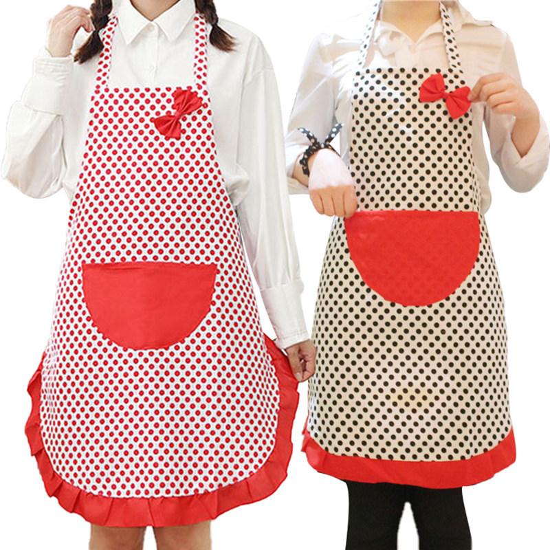 Apron Overalls Bowknot Polka-dot Housework Anti-fouling Oil-proof Canvas Apron Home Kitchen Cooking Women's
Apron Overalls Bowknot Polka-dot Housework Anti-fouling Oil-proof Canvas Apron Home Kitchen Cooking Women's