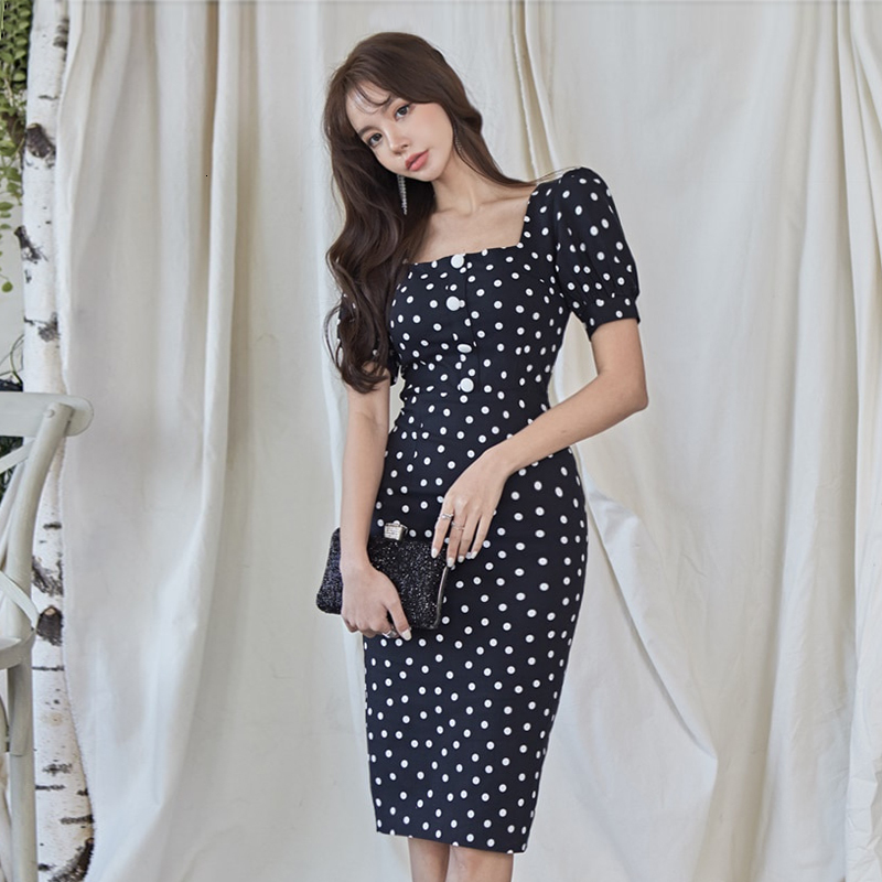 2021 New Summer Women Wear to Work Bodycon Dot Elegant Sheath Office Lady Female High Waist F8h8, Black
2021 New Summer Women Wear to Work Bodycon Dot Elegant Sheath Office Lady Female High Waist F8h8, Black