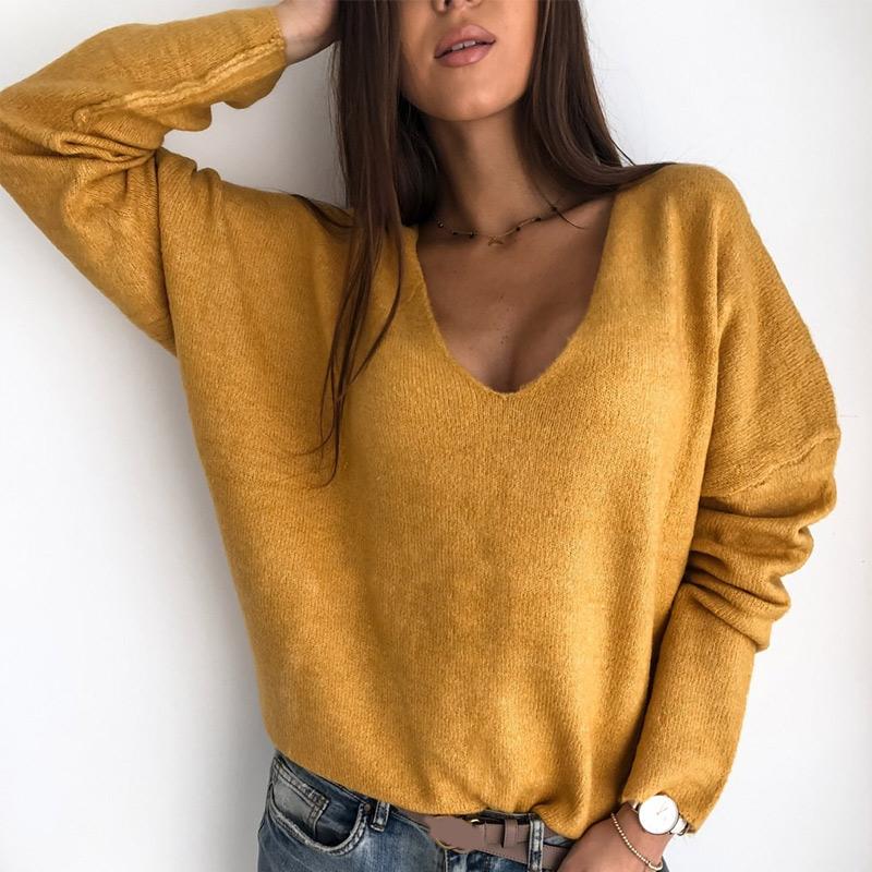 Women' Oversize Sweater Knitted Casual V-neck Long Batwing Sleeve Female Sweaters 2020 Autumn Solid Woman Pullover Clothing, Beige
Women' Oversize Sweater Knitted Casual V-neck Long Batwing Sleeve Female Sweaters 2020 Autumn Solid Woman Pullover Clothing, Beige
