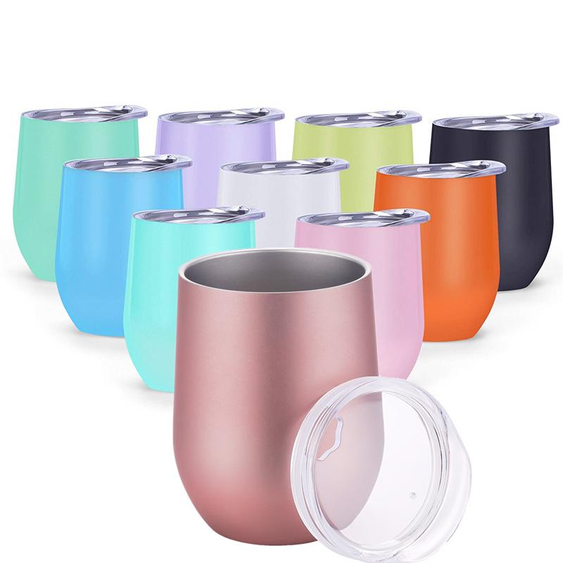 12 oz Double-insulated Stemless Glass Stainless Steel Tumbler Cup with Lid for Coffee Cocktails Stemless Wine Glass Tumbler
12 oz Double-insulated Stemless Glass Stainless Steel Tumbler Cup with Lid for Coffee Cocktails Stemless Wine Glass Tumbler