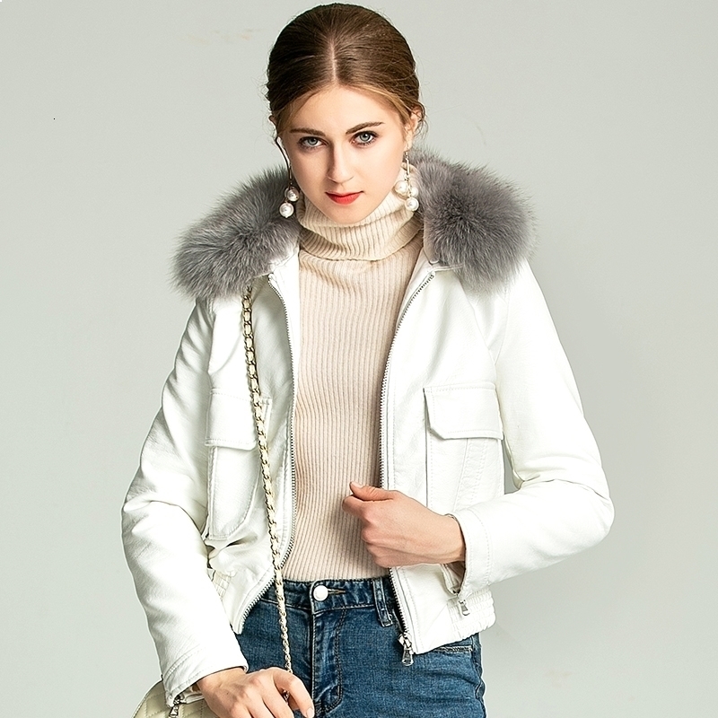 Real Natural 2021 Fox-skin Collar New White Lady Black Rider Outerwear Women's Warm Winter Coats Leather Jackets MSMH
Real Natural 2021 Fox-skin Collar New White Lady Black Rider Outerwear Women's Warm Winter Coats Leather Jackets MSMH