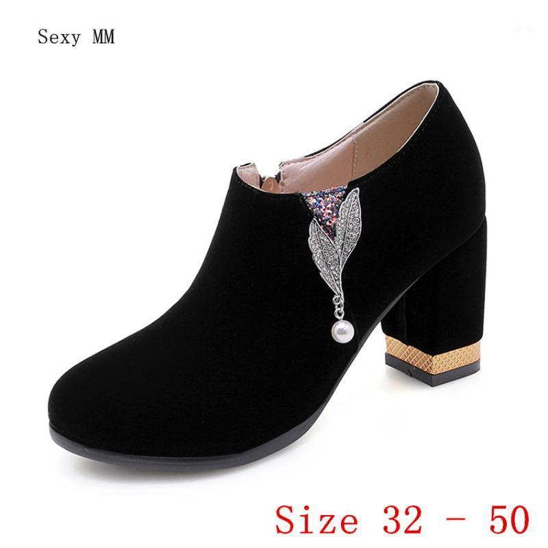 Summer Women High Heel Shoes Ankle Boots Woman High Heels Short Boots Small Plus Size 32 33 -40 41 42 43 44 45 46 47 48 49 501, Red