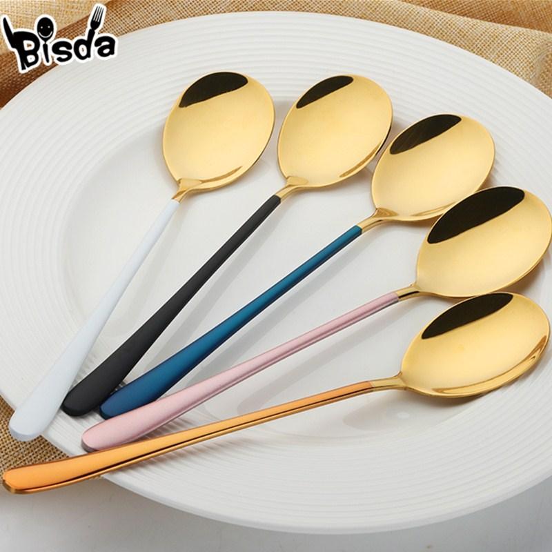 5 Colors Table-spoon Korean Style High Quality Dinner Spoons Functional Long Handle Mixing Dessert Scoop Ice Honey Kitchen Tools
5 Colors Table-spoon Korean Style High Quality Dinner Spoons Functional Long Handle Mixing Dessert Scoop Ice Honey Kitchen Tools