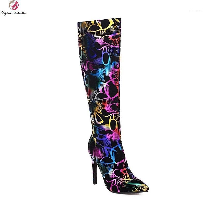 2020 New Long Boots Women Thin Heels Zip Autumn Winter Knee High Print Pointed Toe Boots Sexy Fashion Party Casual Shoes Female1, Ef8655 black 1
2020 New Long Boots Women Thin Heels Zip Autumn Winter Knee High Print Pointed Toe Boots Sexy Fashion Party Casual Shoes Female1, Ef8655 black 1