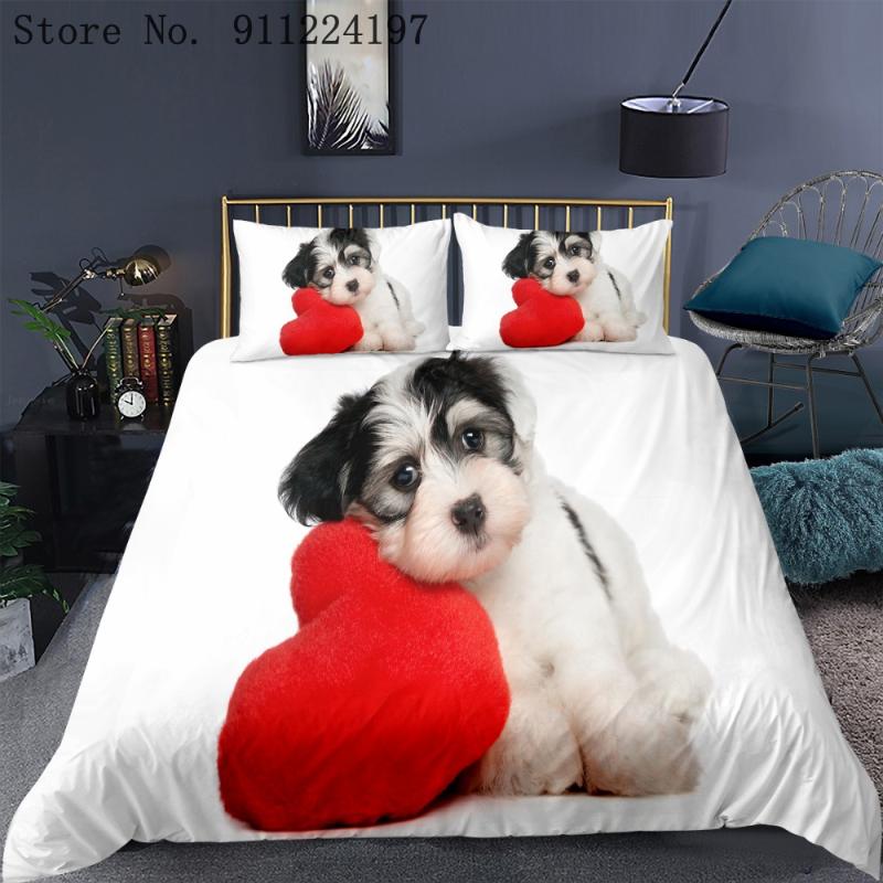 Three Dogs Bedding Sets Cute Animal Series Printing Duvet Cover Quilt Cover Queen King Size Comforter Home Textiles, Yellow
Three Dogs Bedding Sets Cute Animal Series Printing Duvet Cover Quilt Cover Queen King Size Comforter Home Textiles, Yellow