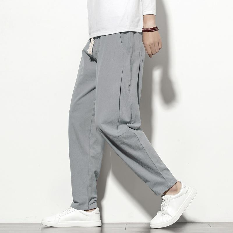 Chinese style cotton and linen large size loose casual pants men's harem pants lantern radish men's casual, Navy
Chinese style cotton and linen large size loose casual pants men's harem pants lantern radish men's casual, Navy