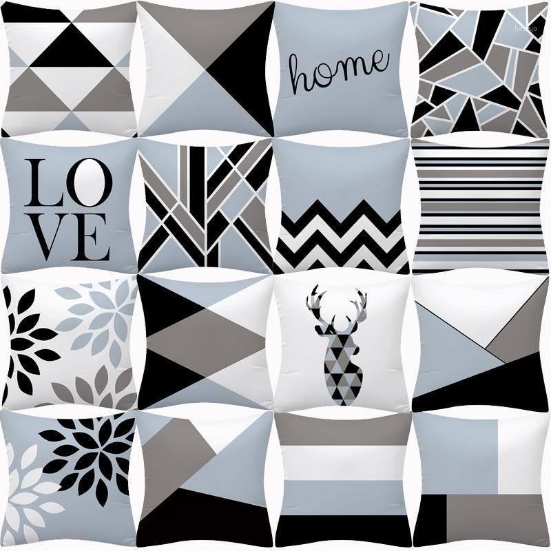 Geometric Cushion Cover Blue Black Decorative Sofa Cushions Polyester Single Side Print Throw Pillows Covers Pillowcases Decor1, 10576-004
Geometric Cushion Cover Blue Black Decorative Sofa Cushions Polyester Single Side Print Throw Pillows Covers Pillowcases Decor1, 10576-004