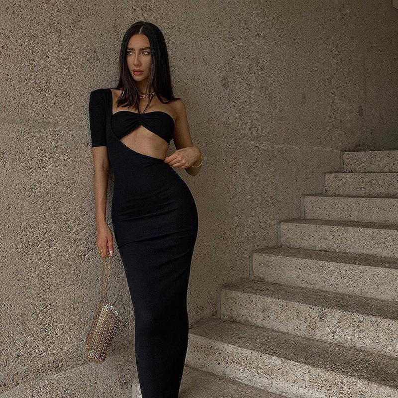 Casual Dresses Hirigin Elegant Halter Sexy Cut-Out Backless Long Midi Dress Women Club Party Gown Sleeveless Black Bodycon Skinny
Casual Dresses Hirigin Elegant Halter Sexy Cut-Out Backless Long Midi Dress Women Club Party Gown Sleeveless Black Bodycon Skinny