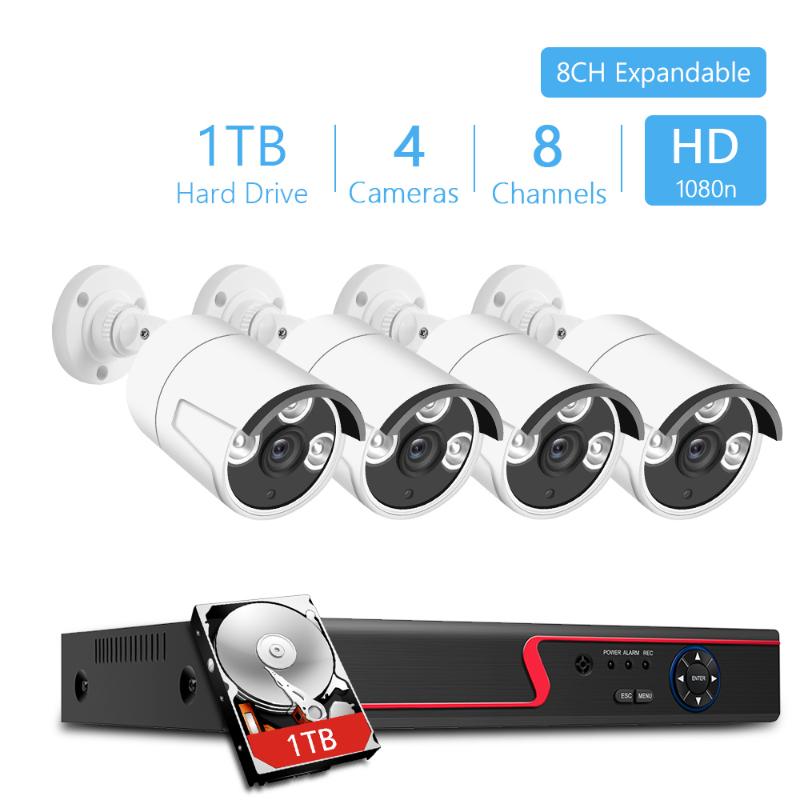 DVR 4CH CCTV Recorder Kit Video Surveillance Security 4pcs Camera CCTV Security System Outdoor dvr kit With Night Vision
DVR 4CH CCTV Recorder Kit Video Surveillance Security 4pcs Camera CCTV Security System Outdoor dvr kit With Night Vision