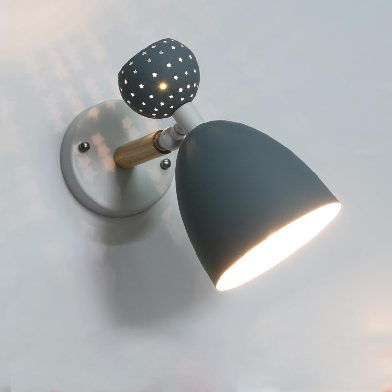 Nordic Bedside Wall lamp E27 Rotating Minimalist Iron Macarons Children aisle living room Corridor Hotel Background wall lamp
Nordic Bedside Wall lamp E27 Rotating Minimalist Iron Macarons Children aisle living room Corridor Hotel Background wall lamp