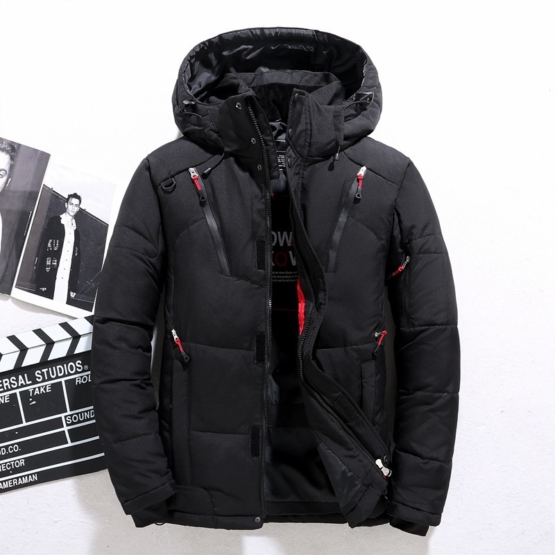 Down Jacket Male Winter Parkas Men 20 Degree White Duck Down Jacket Hooded Outdoor Thick Warm Padded Snow Coat Oversized M4XL 201120