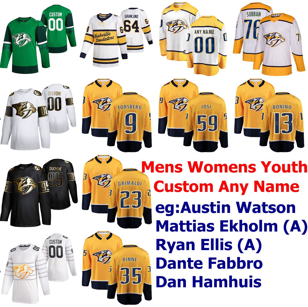 Nashville Predators Hockey Jersey Yaroslav Askarov Jersey Matt Duchene Roman Josi Pekka Rinne Viktor Arvidsson Filip Forsberg Custom Stitche, Black;red
Nashville Predators Hockey Jersey Yaroslav Askarov Jersey Matt Duchene Roman Josi Pekka Rinne Viktor Arvidsson Filip Forsberg Custom Stitche, Black;red