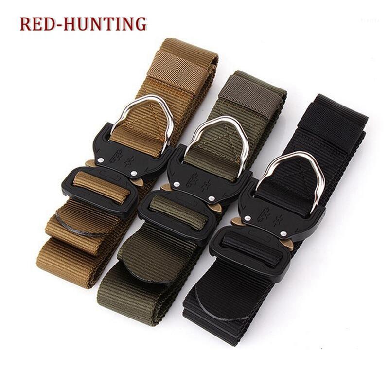 

Top Army Tactical Belt Hunting Camping Tactic Belt Equipment Outdoor Training Waist Straps Safety Combat Belts Nylon1, Yellow