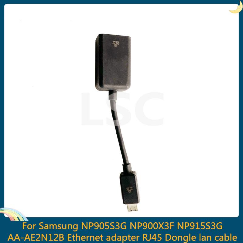 LSC Original For NP905S3G NP900X3F NP915S3G NP900X4D NP900X4C -AE2N12B Ethernet adapter RJ45 Dongle lan cable
LSC Original For NP905S3G NP900X3F NP915S3G NP900X4D NP900X4C -AE2N12B Ethernet adapter RJ45 Dongle lan cable