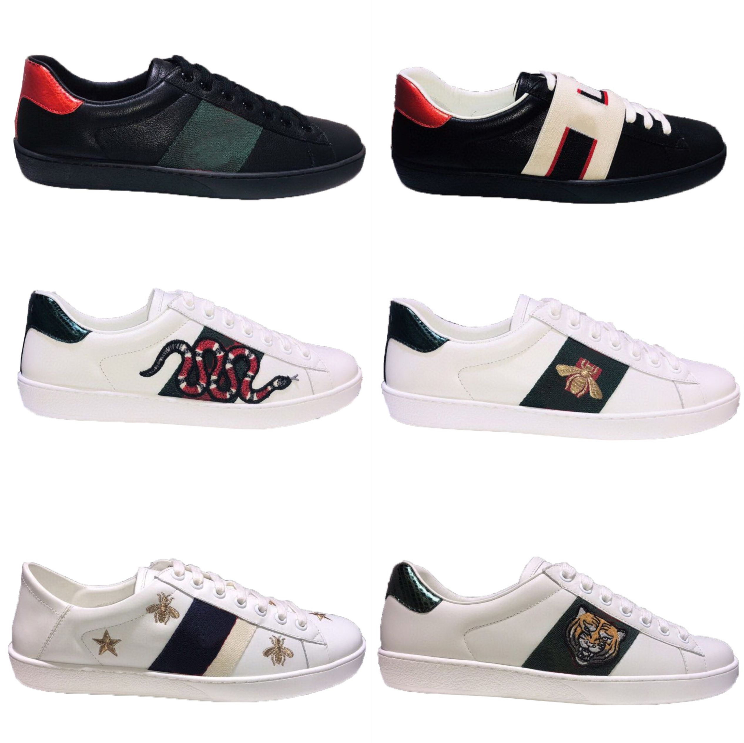 Luxurys Desginers Mens Women Arrival Tennis Casual Shoes top Quality Genuine Leather Ace Bee Embroidery Desginer Sneakers Size 35-46, Box
Luxurys Desginers Mens Women Arrival Tennis Casual Shoes top Quality Genuine Leather Ace Bee Embroidery Desginer Sneakers Size 35-46, Box
