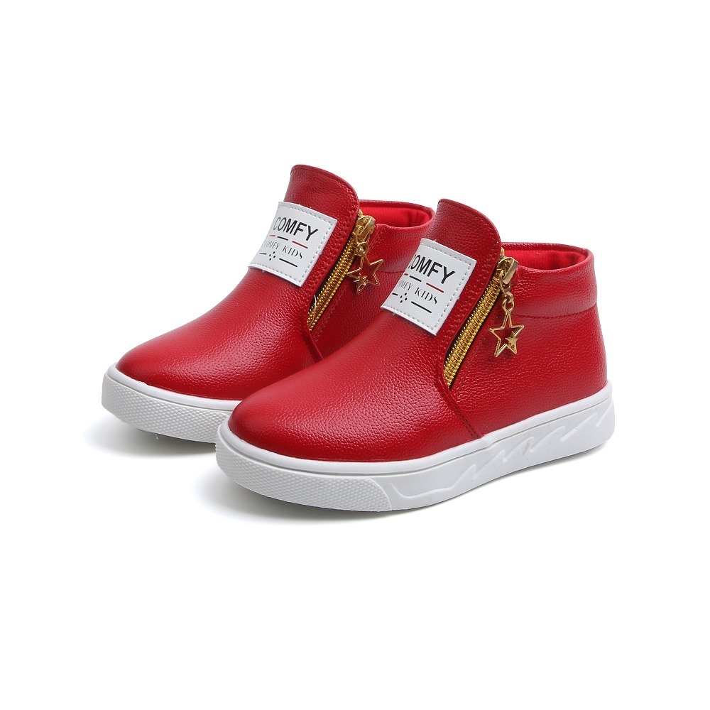 Spring Autumn Fashion Child Boots For boys girls leather boots shoes causal flat children martin boot shoes 26-36 kids boot LJ200911