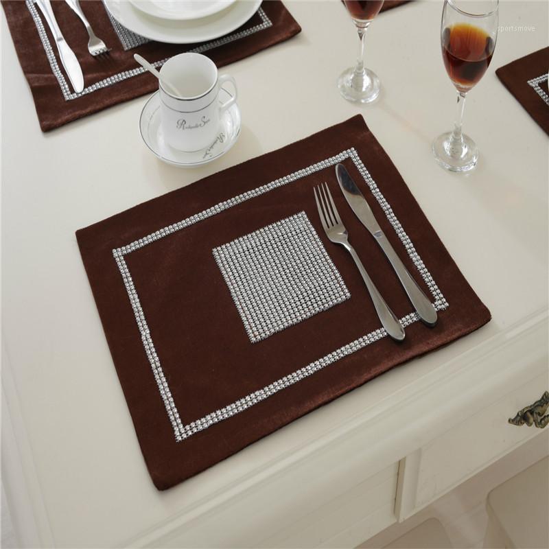 30*40cm Coasters Velvet Fabric Placemats for Kitchen Table Pads Table Tray Mats Flannel Diamond Mats Cup Pads Place1 
30*40cm Coasters Velvet Fabric Placemats for Kitchen Table Pads Table Tray Mats Flannel Diamond Mats Cup Pads Place1