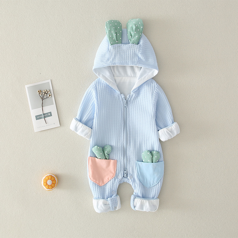 2021 New Clothes Bunny Baby Rompers Cotton Hooded Newborn Onesies Fashion Infant Costume Boys Girls Outfits 0-2y V6kj, Sky blue
2021 New Clothes Bunny Baby Rompers Cotton Hooded Newborn Onesies Fashion Infant Costume Boys Girls Outfits 0-2y V6kj, Sky blue