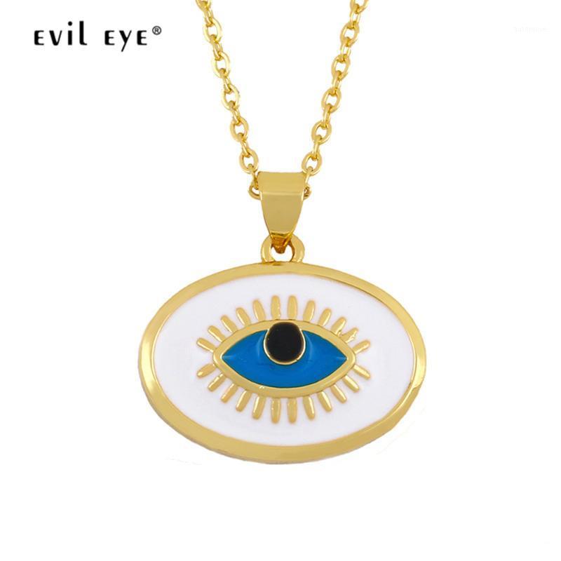 EVIL EYE Colorful Zircon Pendant Necklace Gold Color Long Chain Turkish Eye Necklace Fashion Jewelry for Women Female LE5131
EVIL EYE Colorful Zircon Pendant Necklace Gold Color Long Chain Turkish Eye Necklace Fashion Jewelry for Women Female LE5131
