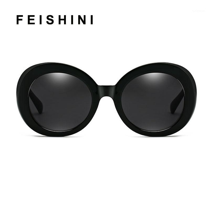FEISHINI High Quality Shop Cobain Classic Black Sunglasses Women Round Brand Designer Luxury UVB Gradient Sunglass Oval Retro1
FEISHINI High Quality Shop Cobain Classic Black Sunglasses Women Round Brand Designer Luxury UVB Gradient Sunglass Oval Retro1