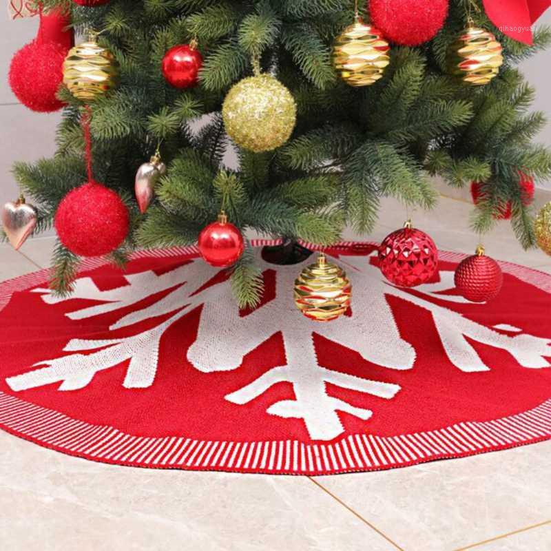 1PC Christmas Tree Dress Snowflake Pattern Knitted Decorative Round Xmas Tree Carpet Bottom Apron Skirt1
1PC Christmas Tree Dress Snowflake Pattern Knitted Decorative Round Xmas Tree Carpet Bottom Apron Skirt1