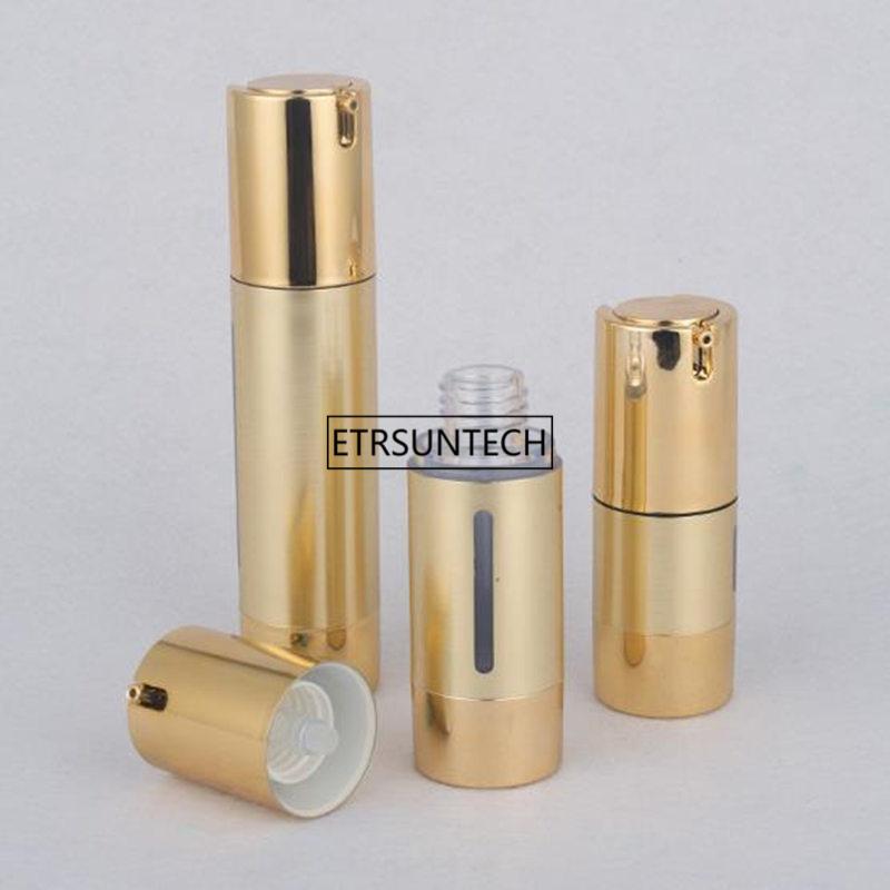 100pcs 15ml 30ml 50ml Aluminum Airless lotion Pump Bottle Airless Container Lotion Packaging Gold Silver Color F2311
100pcs 15ml 30ml 50ml Aluminum Airless lotion Pump Bottle Airless Container Lotion Packaging Gold Silver Color F2311