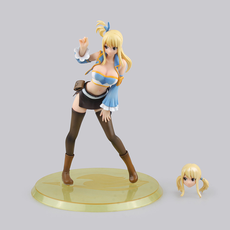 Anime Sexy Girls Fairy Tail Lucy Heartfilia Figure 1/8 Scale Painted PVC Action Figure Collectible Model Adult Toys Doll Gift X0121, No box
Anime Sexy Girls Fairy Tail Lucy Heartfilia Figure 1/8 Scale Painted PVC Action Figure Collectible Model Adult Toys Doll Gift X0121, No box
