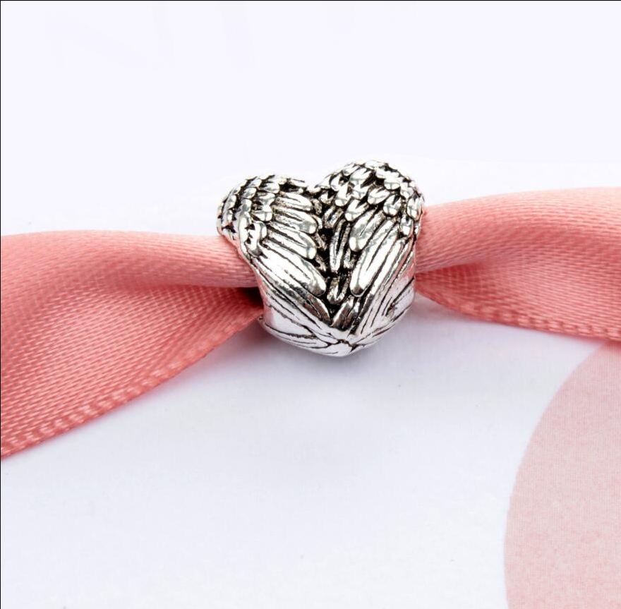 European Silver Plated Big Hole Charms Spacer Loose Beads Fit Pandora Bracelets ps2797
