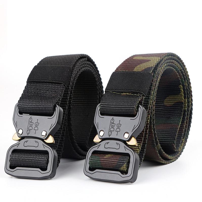 Army Tactical Belt Nylon Belt Wide Metal Buckle Adjustable Heavy Duty Waist Hunting Camping Training Accessories, Khaki
Army Tactical Belt Nylon Belt Wide Metal Buckle Adjustable Heavy Duty Waist Hunting Camping Training Accessories, Khaki