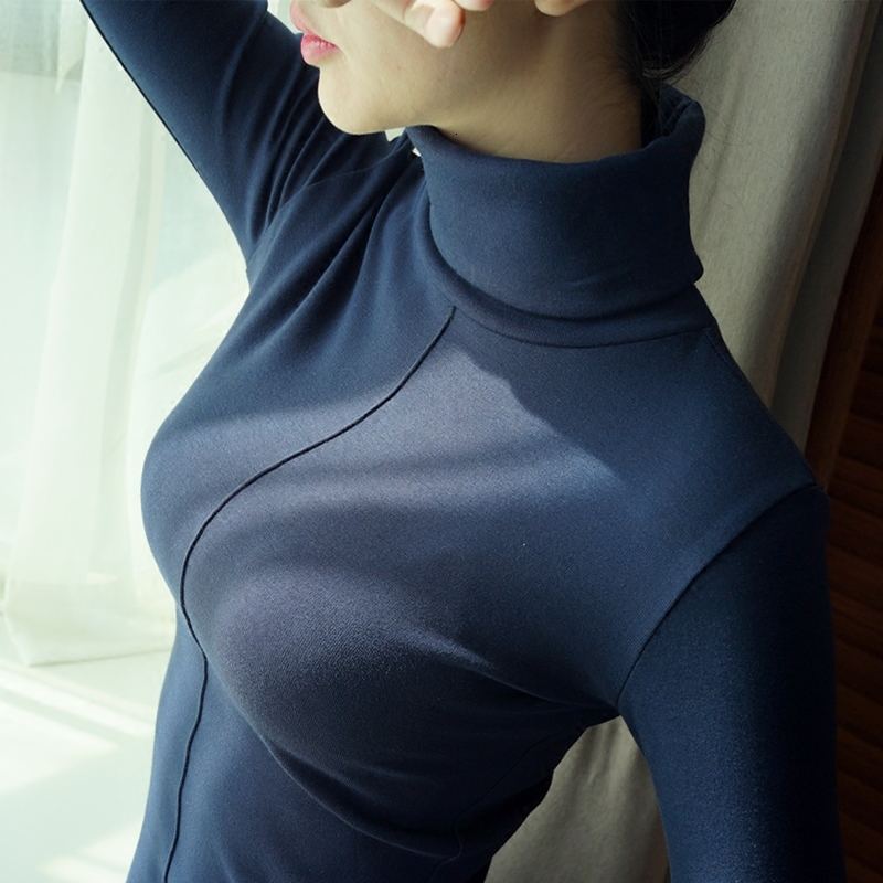 2021 New 95%cotton 5%spandex Long Sleeve Thicken Turtleneck t Shirt Women Tops Tshirt Autumn Winter High Elastic Silm Warm T-shirt Uhhm, Black
2021 New 95%cotton 5%spandex Long Sleeve Thicken Turtleneck t Shirt Women Tops Tshirt Autumn Winter High Elastic Silm Warm T-shirt Uhhm, Black