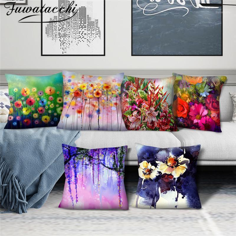 Fuwatacchi Flower Cushion Covers Plant Pattern Pillow Cases Cotton for Bedroom Sofa and Chair Decorative Pillow Covers 45*45cm1, Tprfpc002938
Fuwatacchi Flower Cushion Covers Plant Pattern Pillow Cases Cotton for Bedroom Sofa and Chair Decorative Pillow Covers 45*45cm1, Tprfpc002938