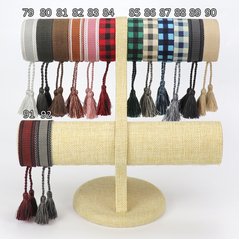 Spot Newest Cotton woven Letter Embroidery tassel bangle Lace-up Bracelet Adjustable Festival bracelets braided hand rope Couple Gifts
Spot Newest Cotton woven Letter Embroidery tassel bangle Lace-up Bracelet Adjustable Festival bracelets braided hand rope Couple Gifts