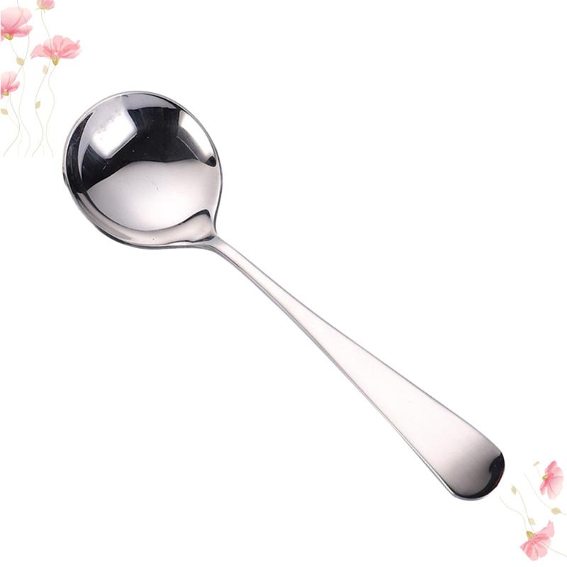 3pcs Silver 304 Stainless Steel Spoon Fashion Dessert Serving Spoon Tableware Round for Home Restaurant
3pcs Silver 304 Stainless Steel Spoon Fashion Dessert Serving Spoon Tableware Round for Home Restaurant