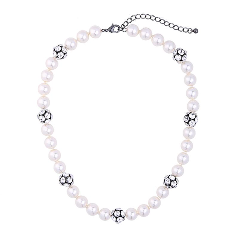 Fashion Jewelry for Women Gorgeous Acrylic Pearl Necklace Crystal Balls Strand Statement Necklace
Fashion Jewelry for Women Gorgeous Acrylic Pearl Necklace Crystal Balls Strand Statement Necklace