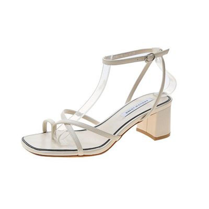 Women sandals 2021 One-word buckle thick heel rubber open-toe one-word buckle high heel, Nude
Women sandals 2021 One-word buckle thick heel rubber open-toe one-word buckle high heel, Nude