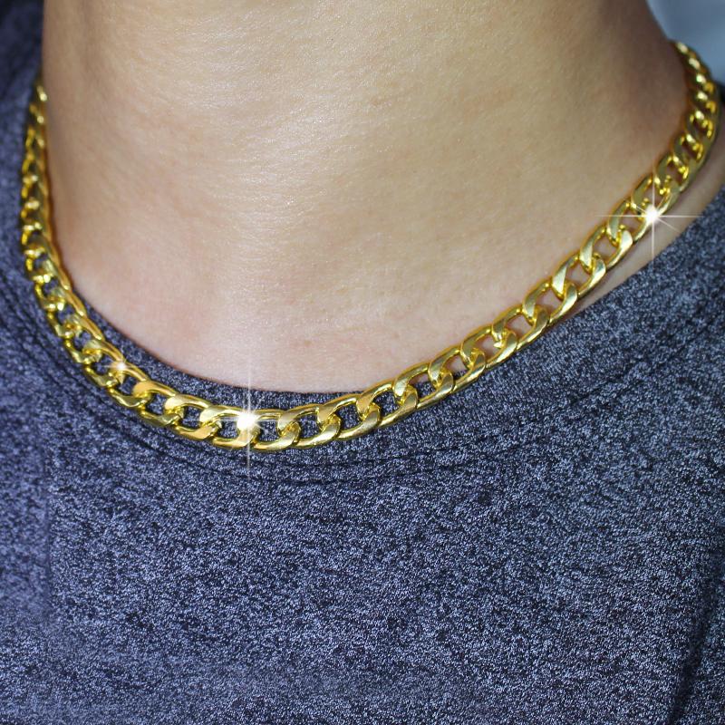 Karopel 16"/18"/20"/24'' Men Iced Out Real Golden Miami Cuban Hip Hop Link Chain Choker Necklace Jewelry Unisex
Karopel 16"/18"/20"/24'' Men Iced Out Real Golden Miami Cuban Hip Hop Link Chain Choker Necklace Jewelry Unisex