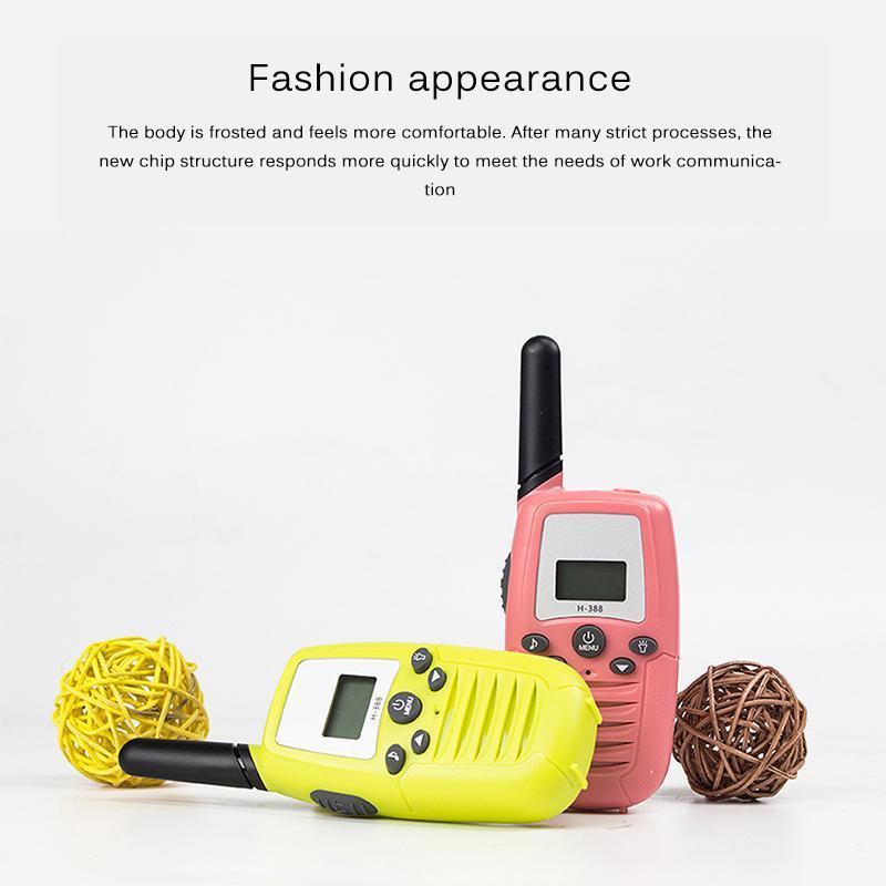 22 Channel 2pcs Voice Walkie-Talkie Parent-Child Toy Two-Way Broadcast Two-Way Radio 2 Mile Range Handheld Walkie-Talkie1
22 Channel 2pcs Voice Walkie-Talkie Parent-Child Toy Two-Way Broadcast Two-Way Radio 2 Mile Range Handheld Walkie-Talkie1