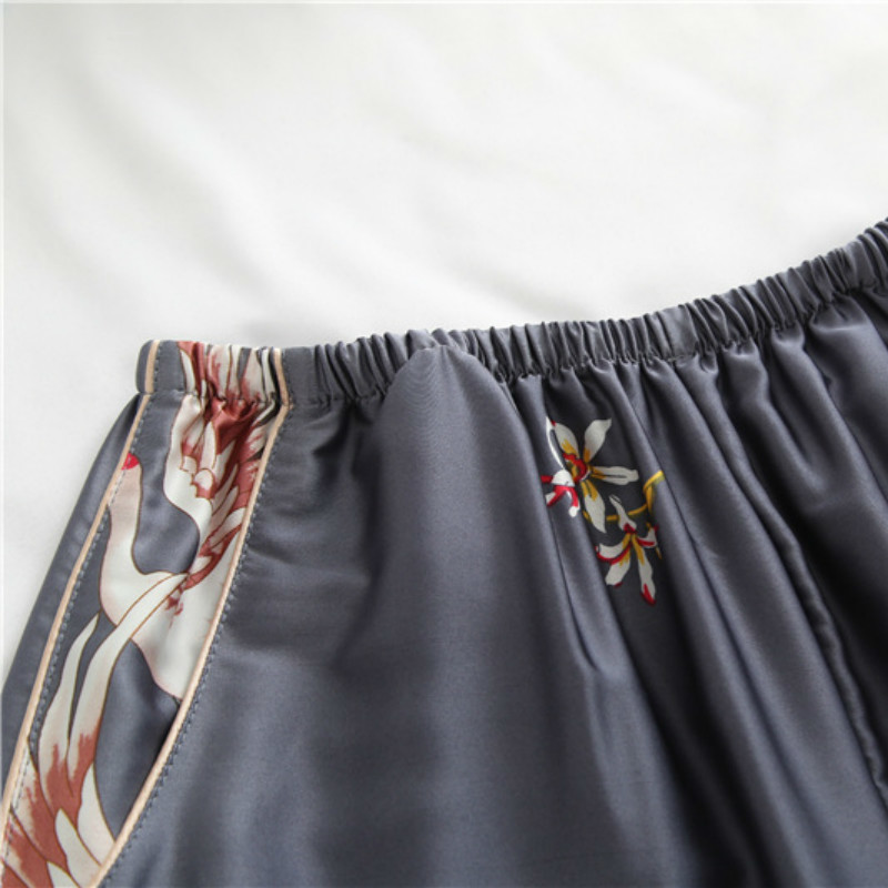 Women Pajamas Sets Satin Nightwear Robe Pijamas Women Sexy Silk Ladies Pyjamas Long Sleeve Sleepwear Autumn Nightwear Femme 201027