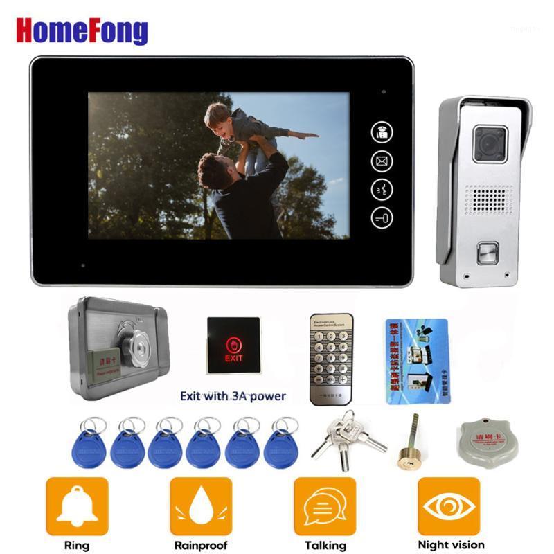 HomeFong Wired Video Door Phone with Lock 7 Inch Touch Screen Video Intercom for Home Security Access Control System 3A Control1
HomeFong Wired Video Door Phone with Lock 7 Inch Touch Screen Video Intercom for Home Security Access Control System 3A Control1